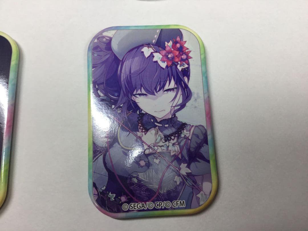 朝比奈まふゆ グリッター缶バッジ スクエア缶バッジ・カードセット