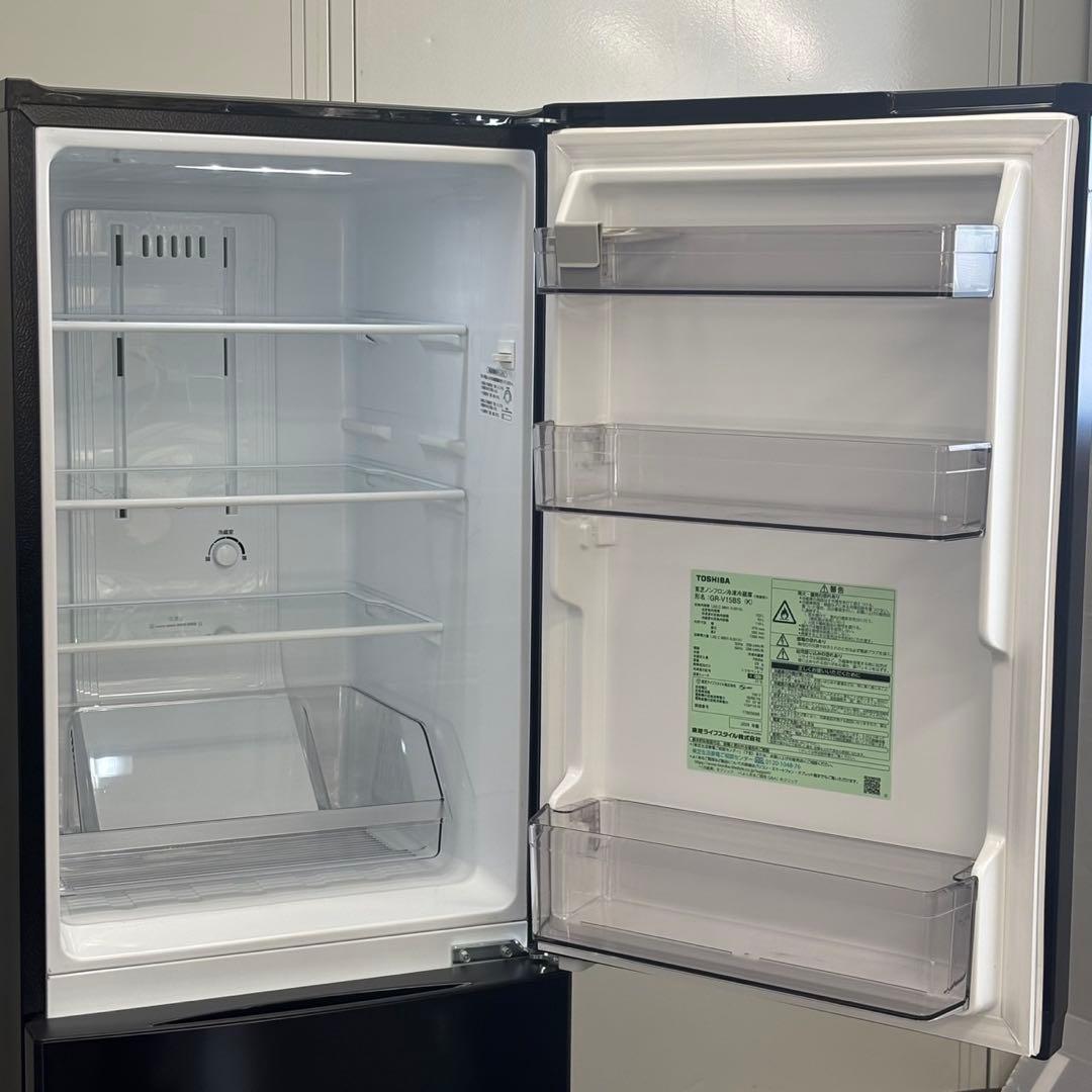 ♪送料込！設置対応◎美品 東芝 2024年製 冷蔵庫 GR-V15BS(K)