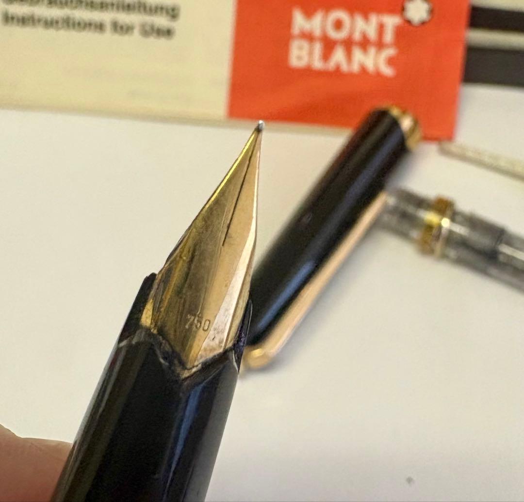 MONTBLANC モンブラン 万年筆 750刻印　筆記用具 文房具