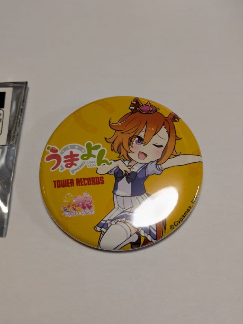 ウマ娘 うまよん タワーレコード トレーディング 缶バッジ　テイエムオペラオー