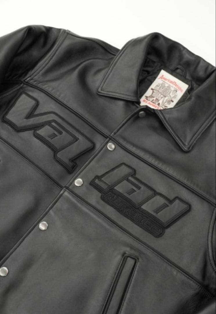 ジャケット・アウター AVIREX VALLAD VARSITY LEATHER JACKET M