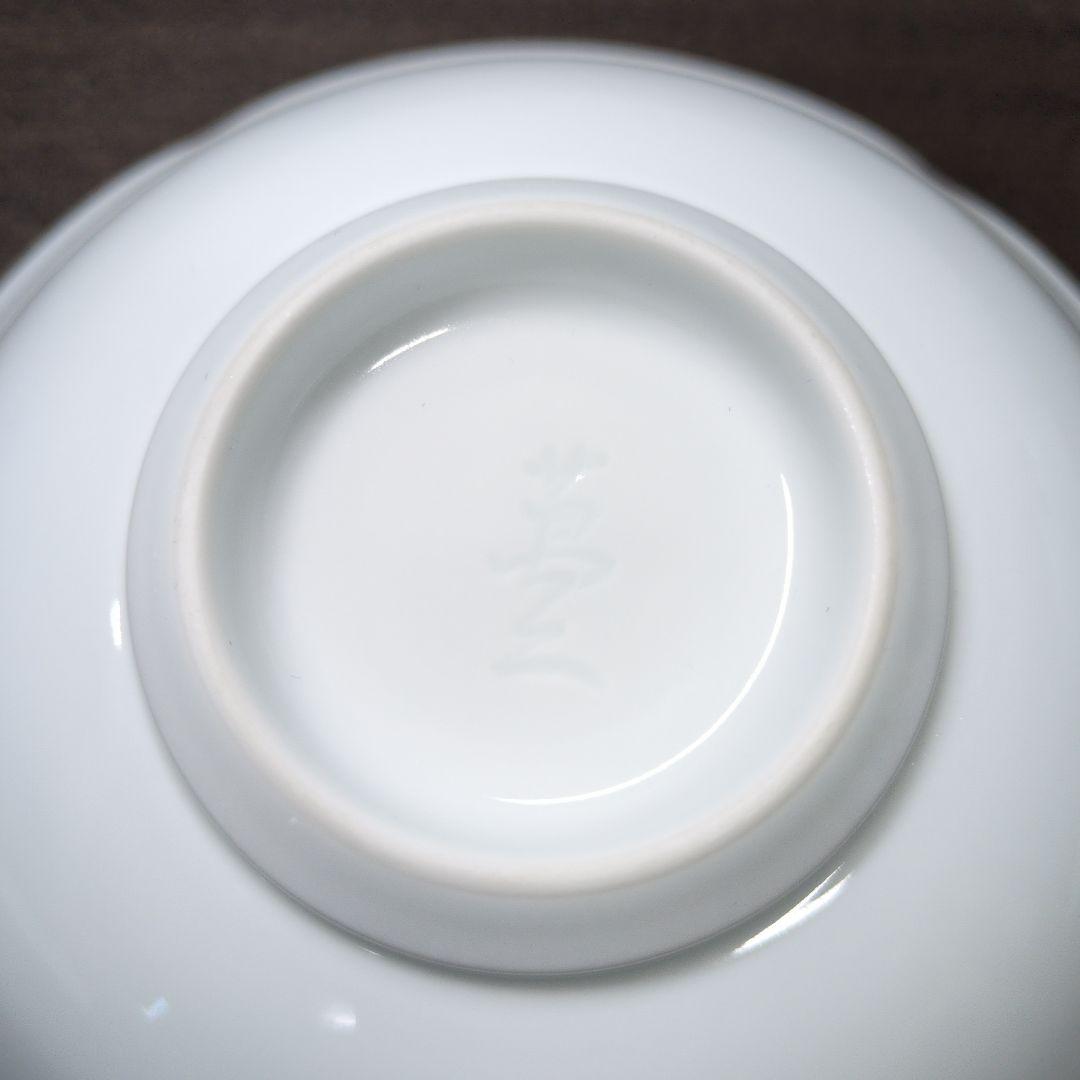 s*i様 人間国宝 井上萬二 作 白磁 彫文 菓子鉢＆湯呑 三客 ＆他