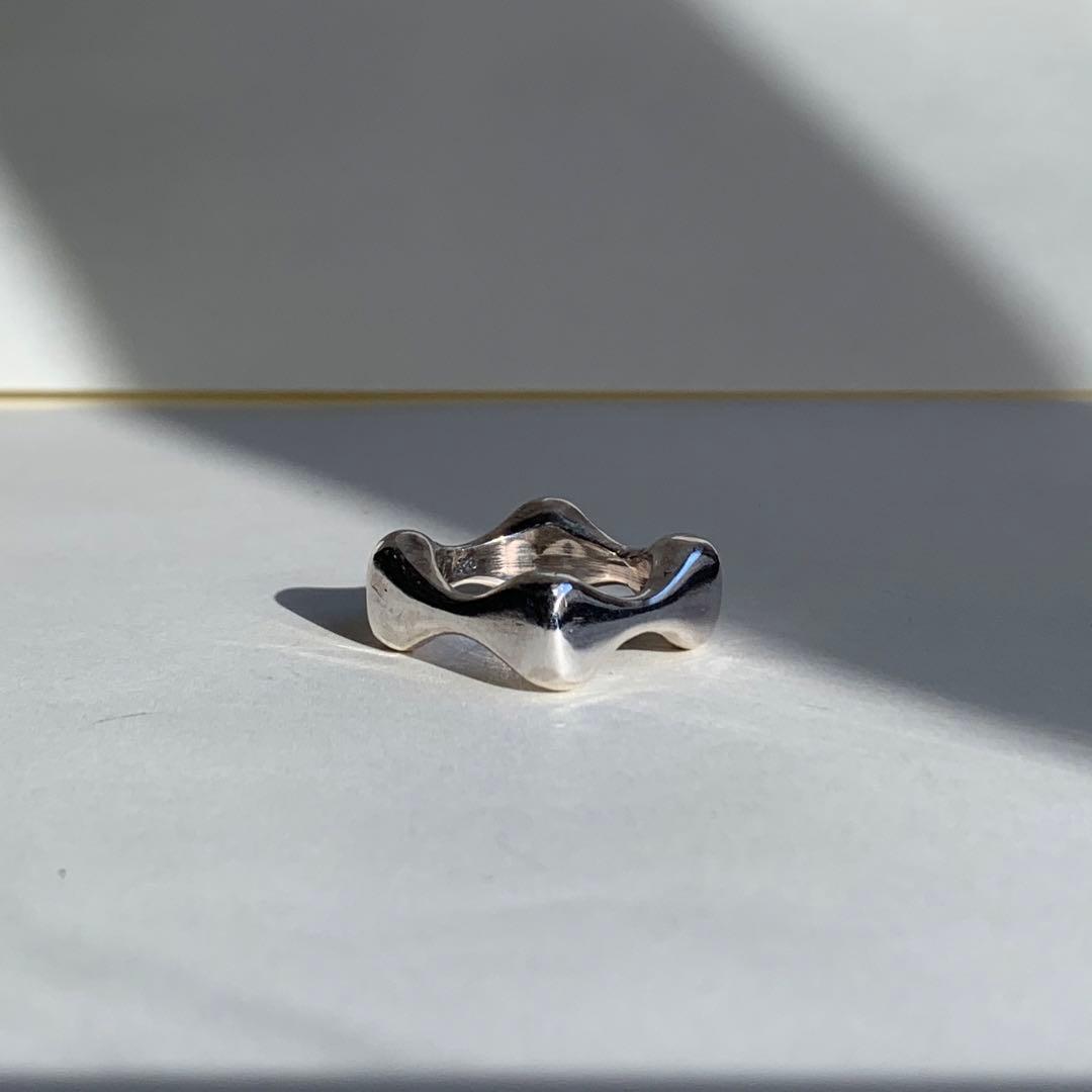 vintage シルバーリング silver925 デザインリング アート