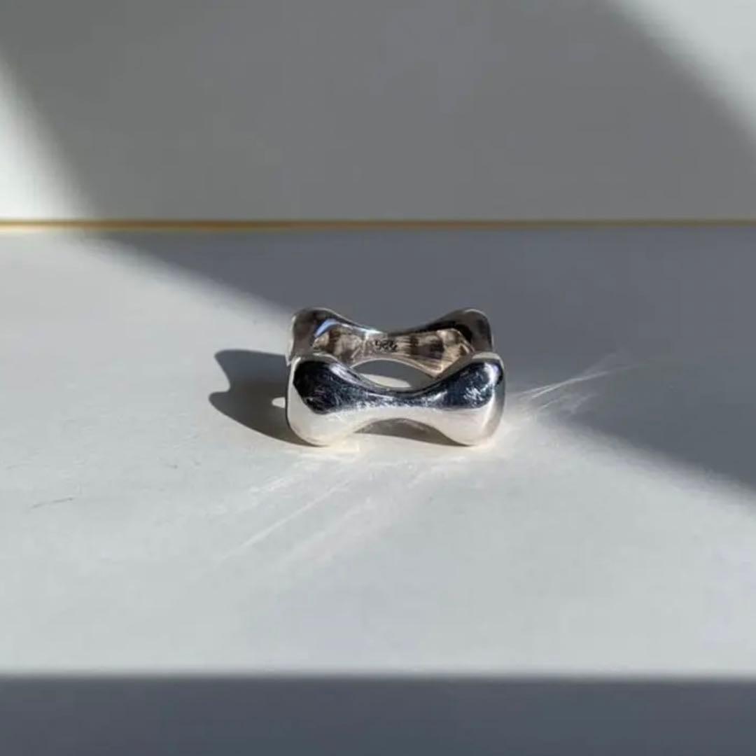 vintage シルバーリング silver925 デザインリング アート