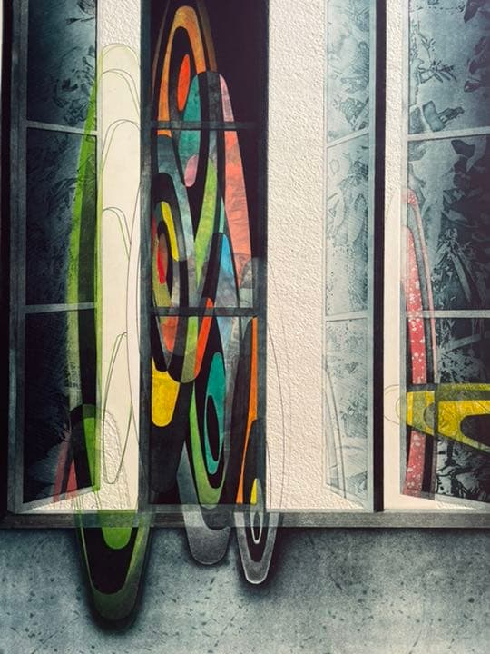 銅版画 : 有地好登／The reflection of four scenes