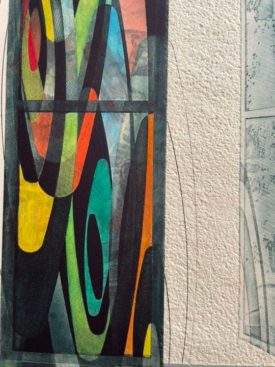 銅版画 : 有地好登／The reflection of four scenes