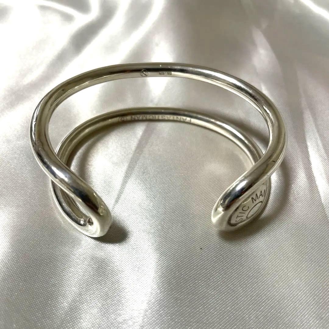 超希少　重厚　ファンタスティックマン　No.5 511 バングル　925