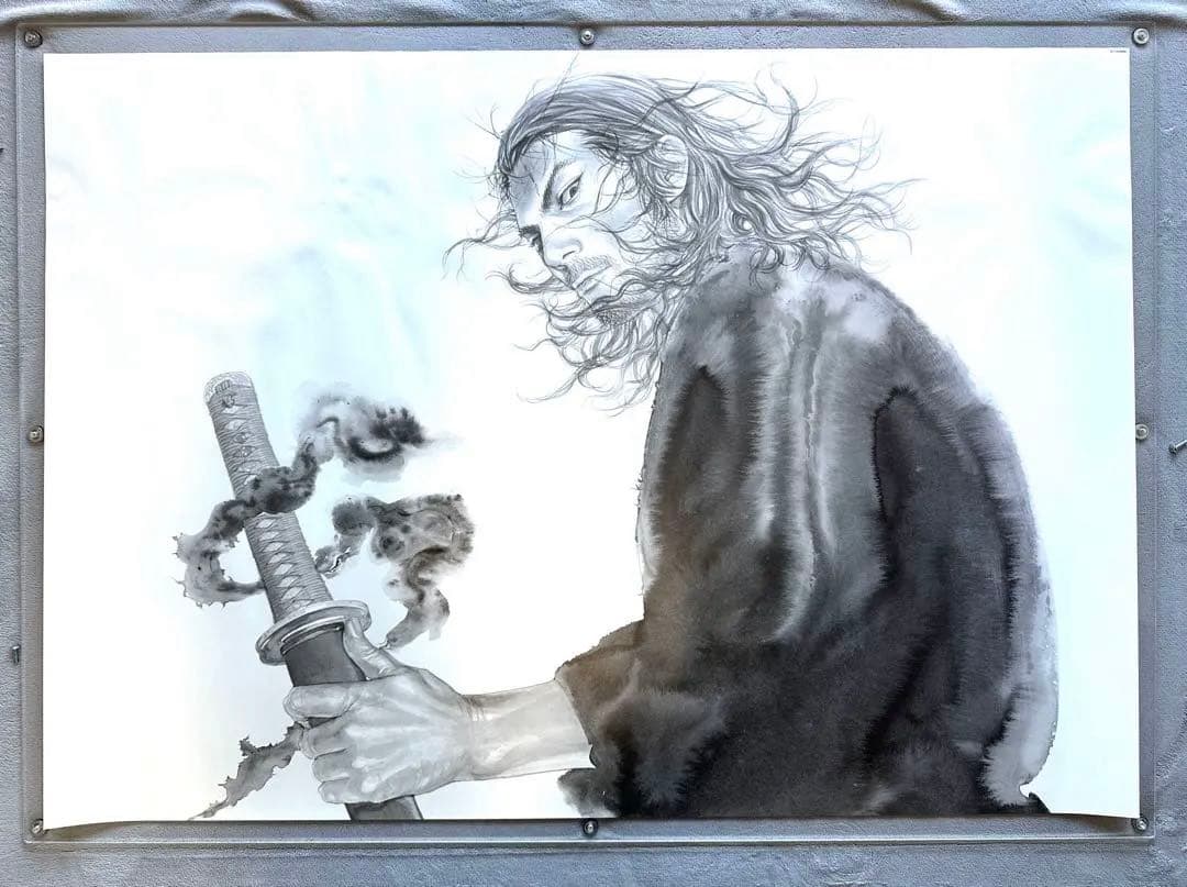 最後のマンガ展 井上雄彦 バガボンド ポスター