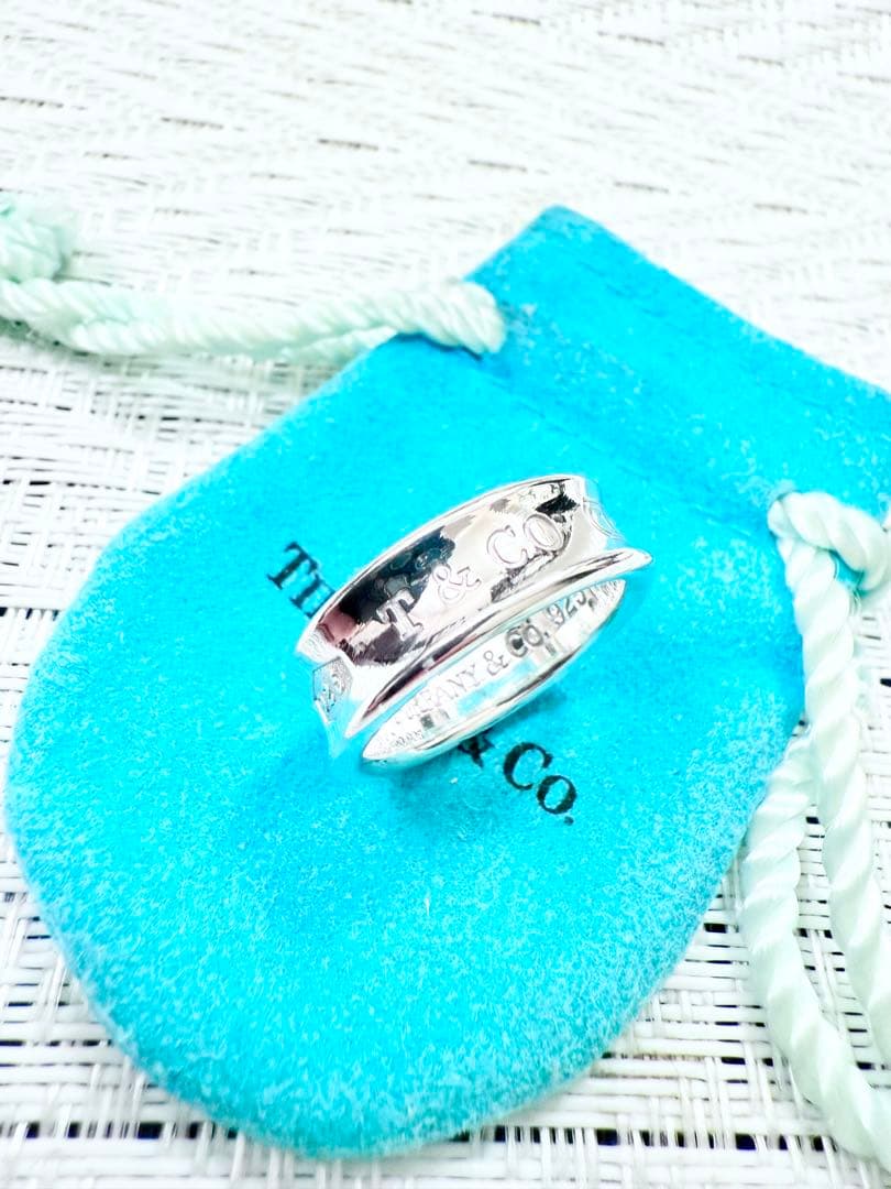 ティファニー　ナローリング　指輪　16.5号　研磨済み　1837 TIFFANY