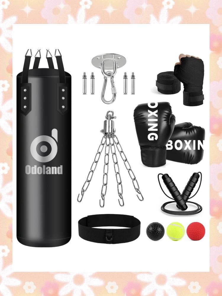 自宅用吊り下げサンドバッグ 8点セット 格闘技 空手