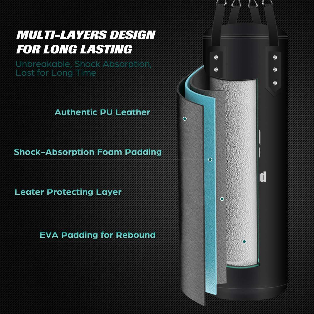 自宅用吊り下げサンドバッグ 8点セット 格闘技 空手