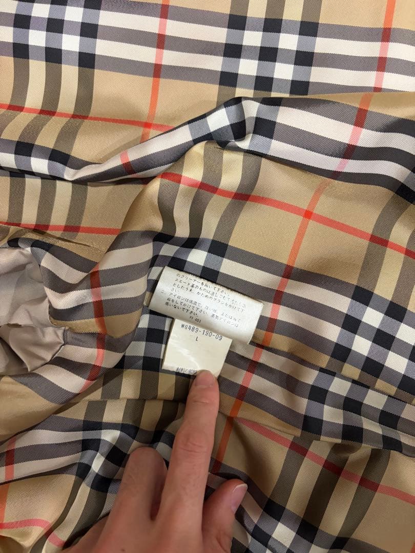 Burberry レザージャケット