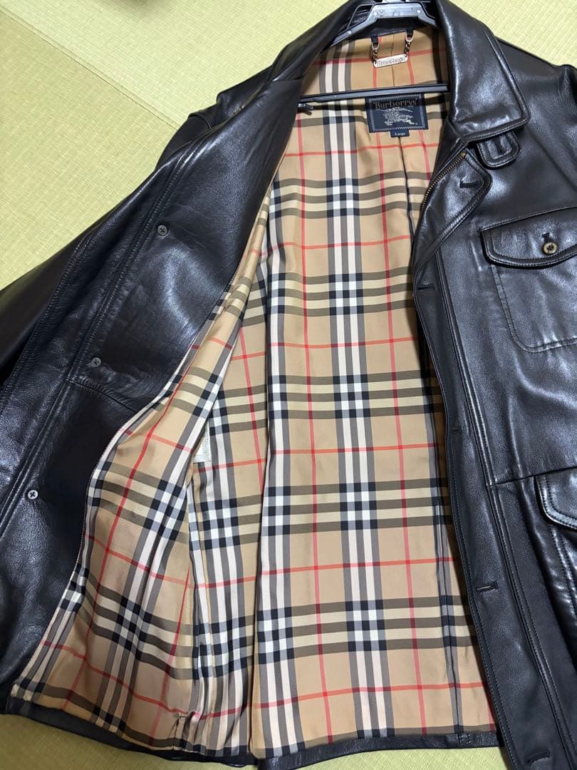 Burberry レザージャケット