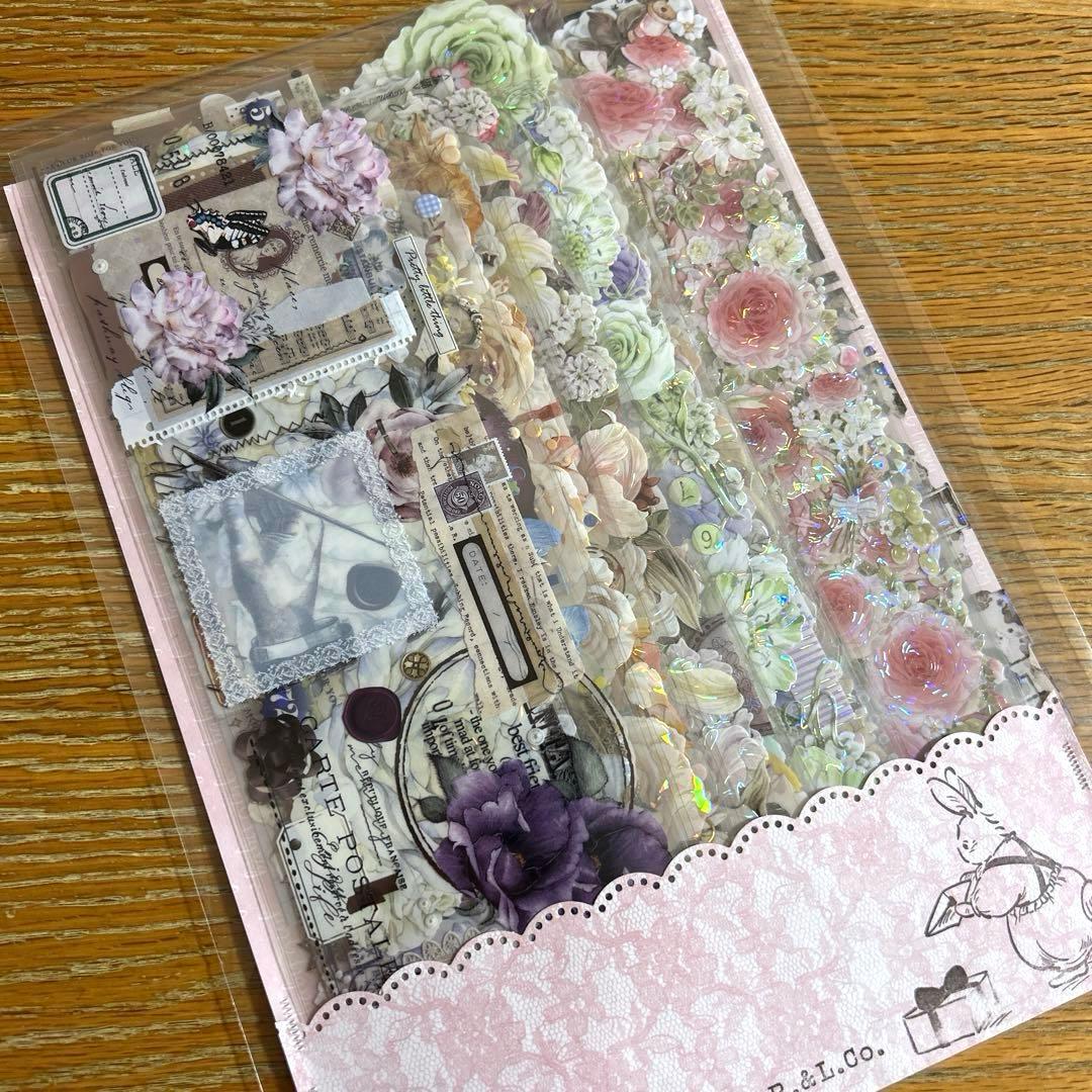 〜専用〜台湾マステ♡PET素材 ボタニカル系50シート切り売り・B