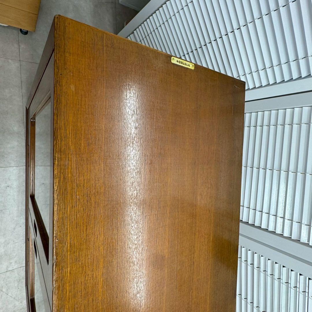 カリモク60 カップボード オーク 美品