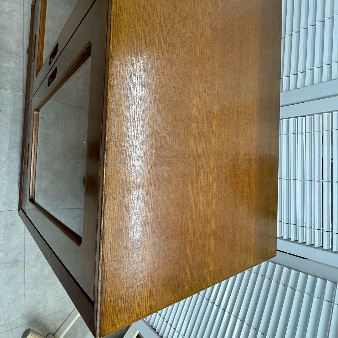 カリモク60 カップボード オーク 美品