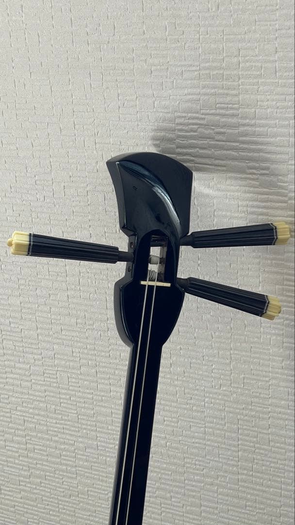 3/18まで特価❗️沖縄三線　ソフトケース付　初心者　三味線　黒塗