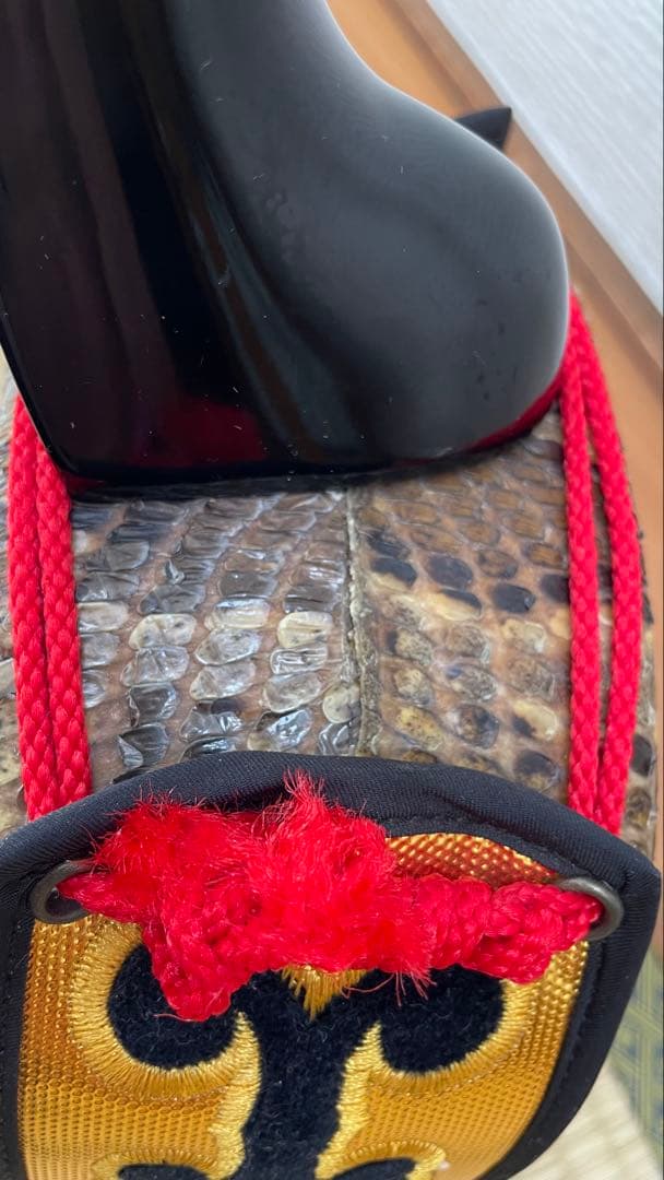 3/18まで特価❗️沖縄三線　ソフトケース付　初心者　三味線　黒塗