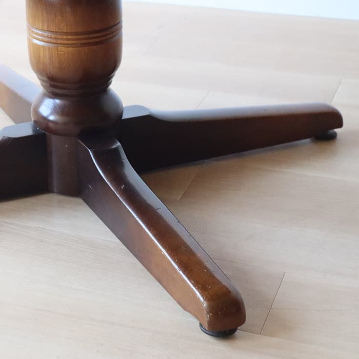 ヴィンテージ 飛騨産業 穂高 丸 ダイニングテーブル キツツキ