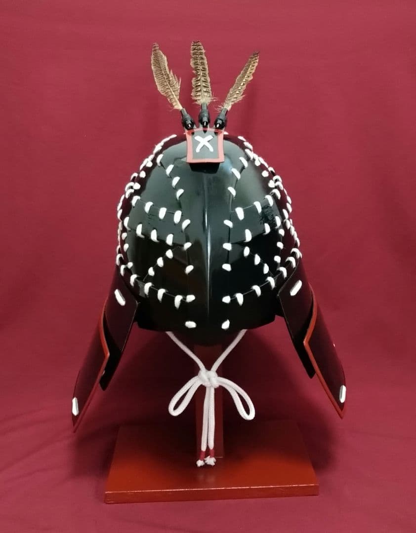 受注専用　衝角付冑　顎紐付き