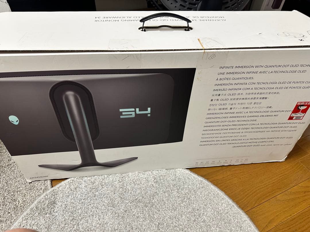 Alienware 曲面モニター　AW3423DWF