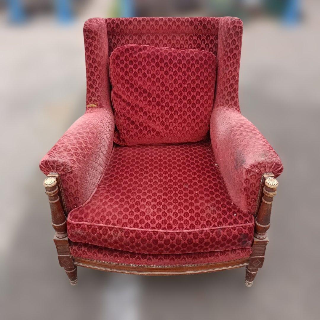 4700） ジャン・ロシェ　1人掛け　１Pソファー　フランスヴィンテージ