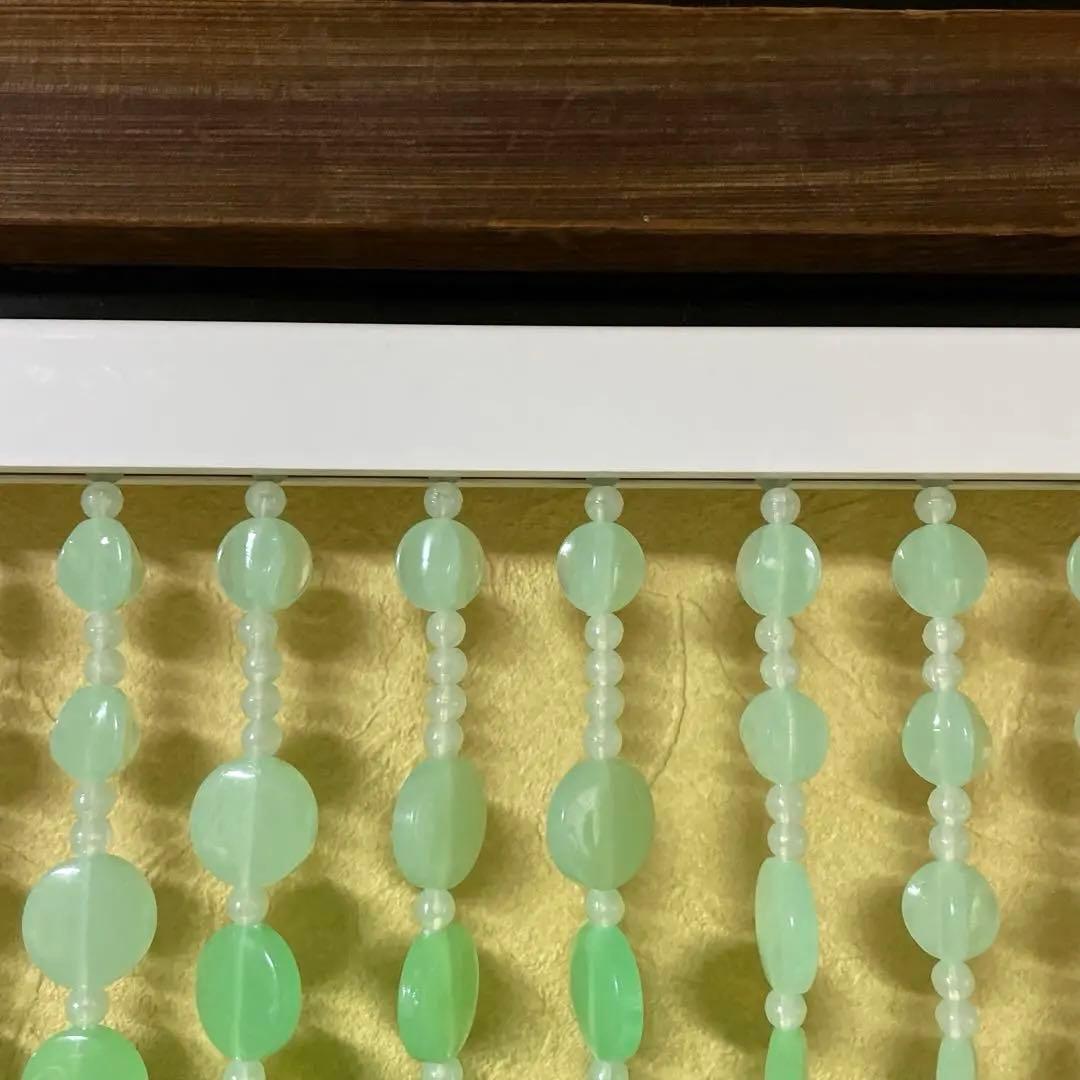 昭和　レトロ　ポップ　珠 のれん　暖簾　プラ