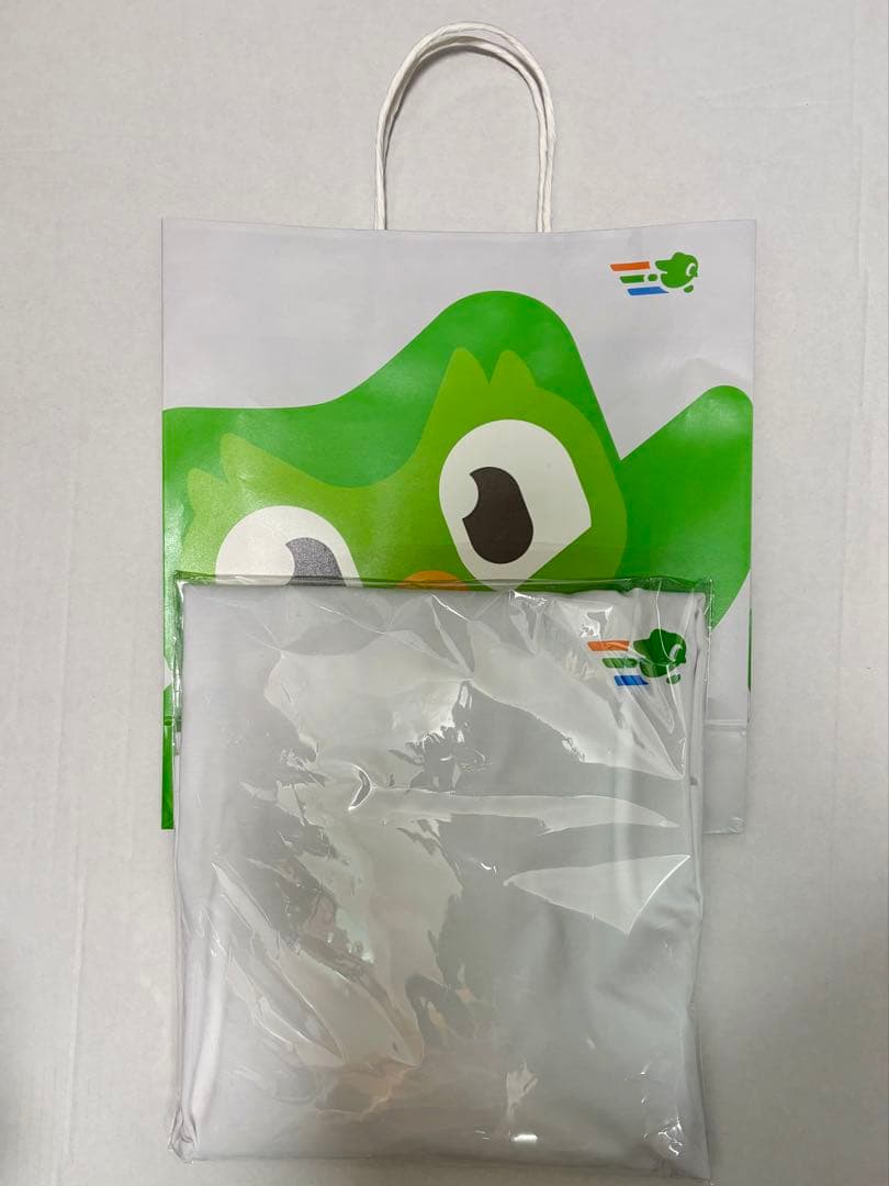 Duomart はたらくデュオTシャツ Lサイズ Duolingoポップアップ