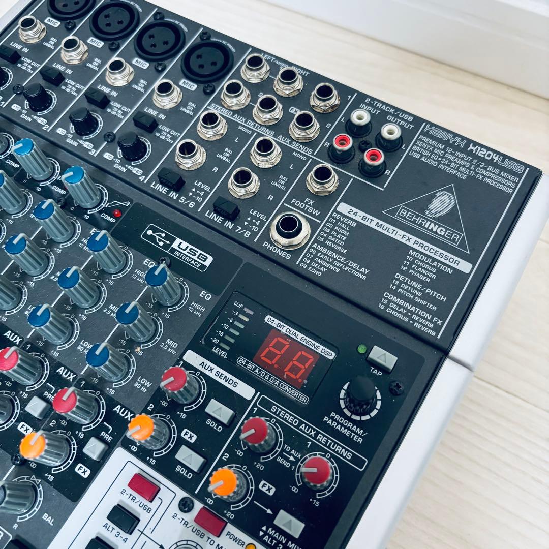 【美品】Behringer XENYX X1204USB アナログミキサー