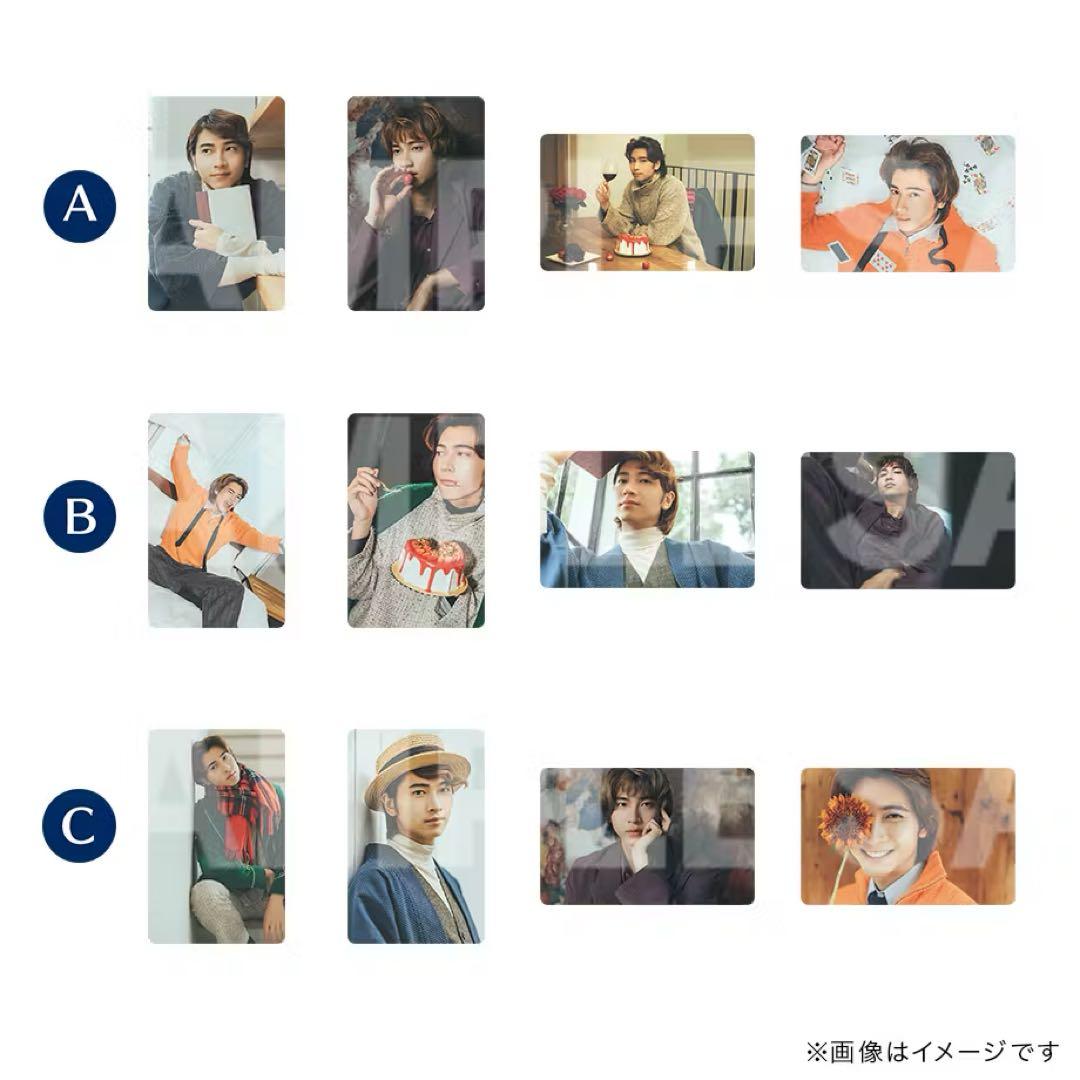 KOHEI SHOJI ファンミ　フレークシールAB＆トレカABC＆キーホルダー