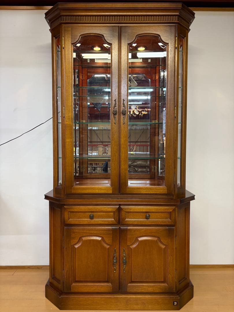 キュリオケース　コスガ　リージェントハウスシリーズ　カップボード　アンティーク