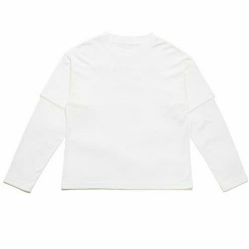 ☺️新品未開封☺️CDL Atelier Layered L/S Tee★白★L