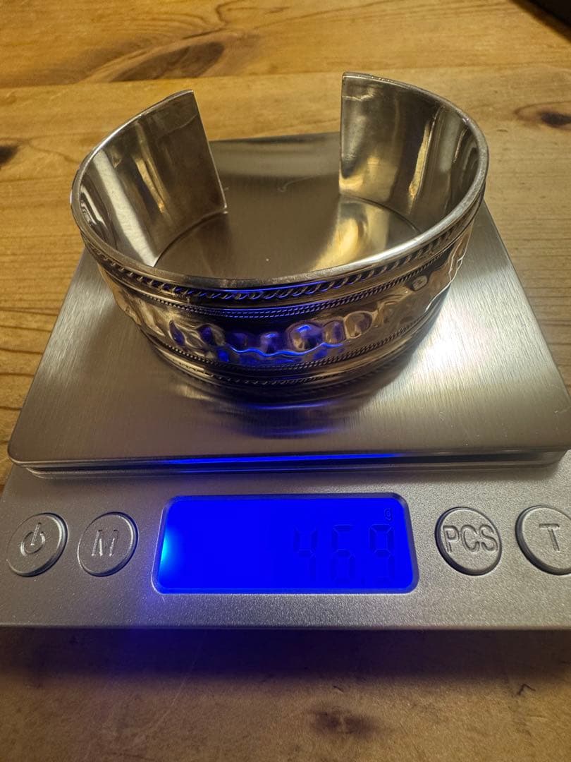 ⭐️よしとん⭐️限定SALEシルバー925バングル#46.9g⭐️⭐️