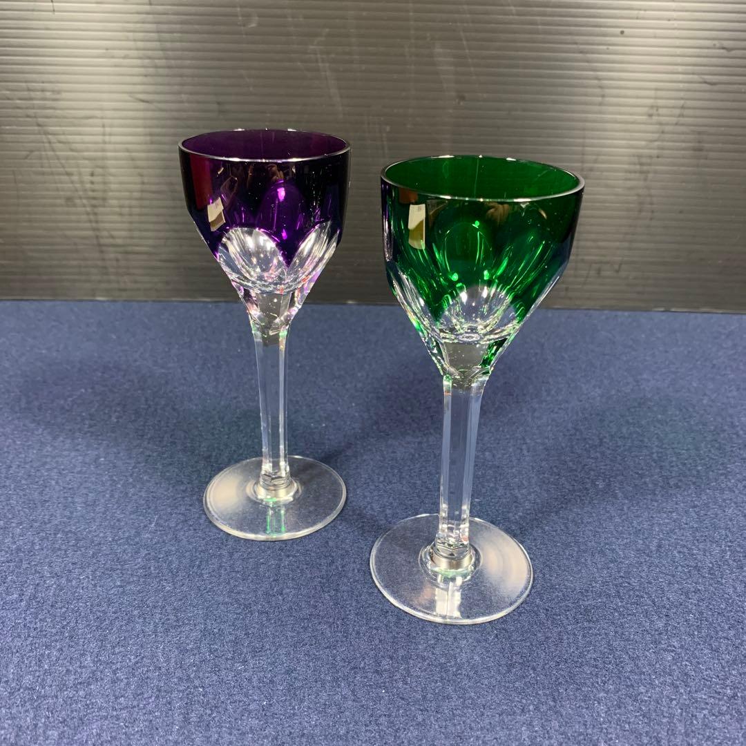 【未使用品】切子グラス　MURANO GLASS