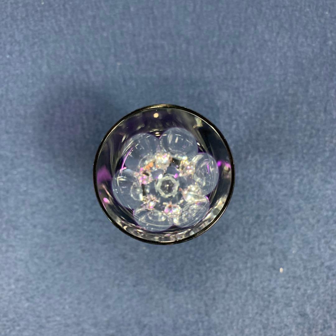 【未使用品】切子グラス　MURANO GLASS