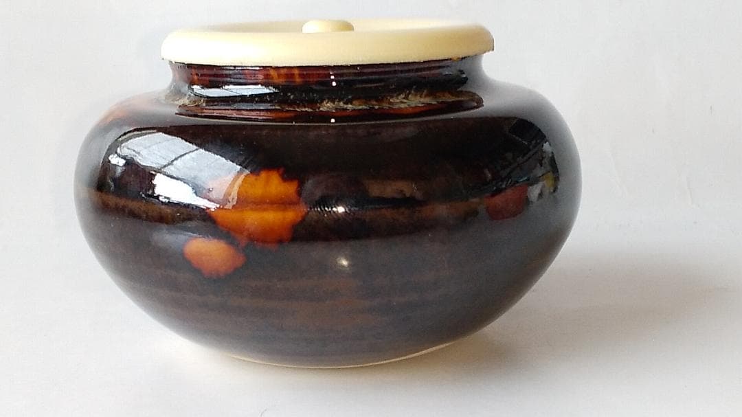 桶谷定一 大海茶入 仕覆 三重欅宝尽 茶道具 共箱 茶入 新品 未使用 保管品