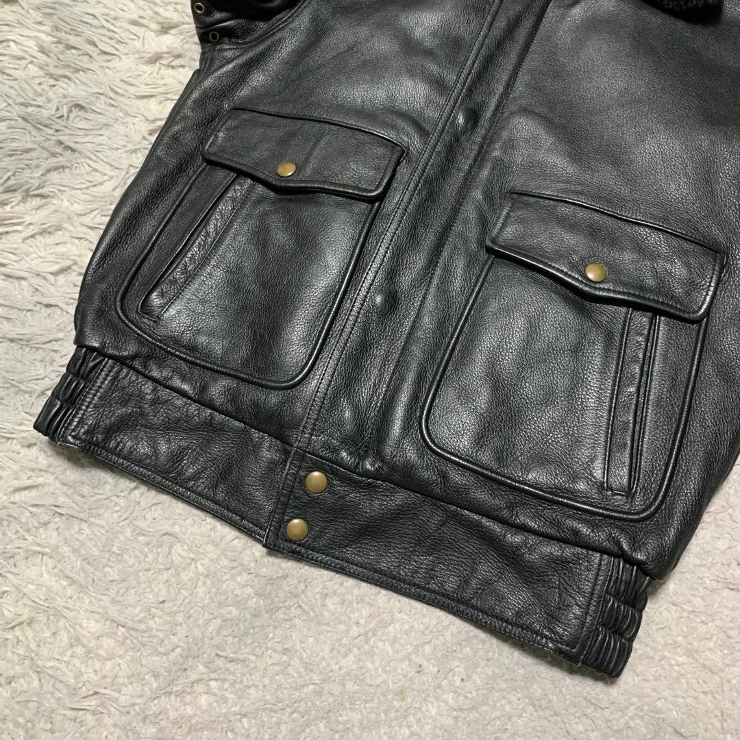 美品 KADOYA カドヤ レザージャケット G-1 バイクウェア ライナー