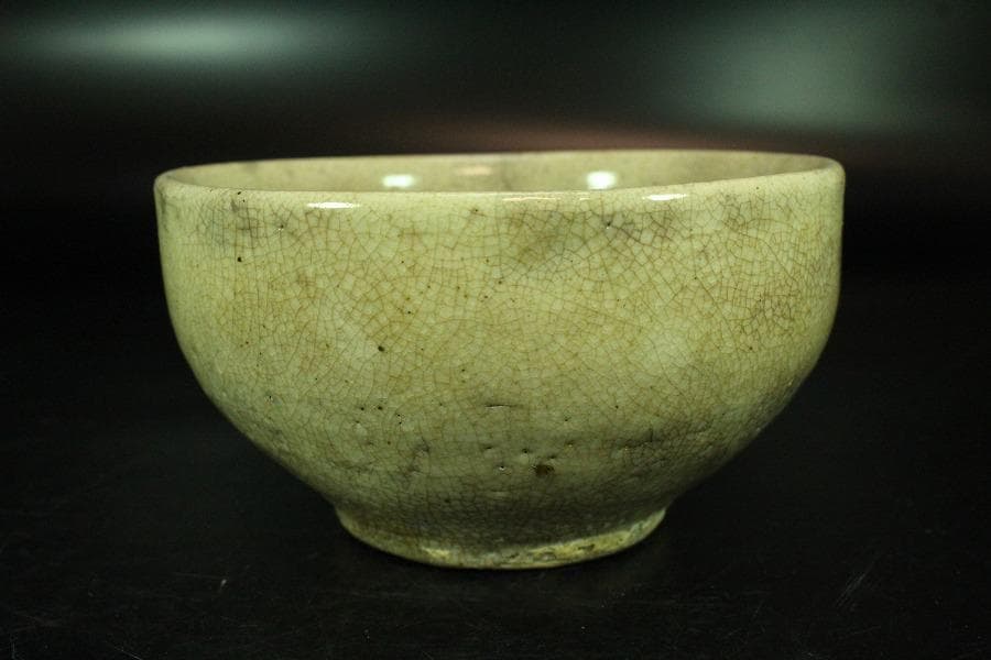 茶道具 古萩 茶碗 仕服 時代物(K-XA816)