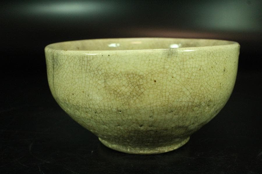 茶道具 古萩 茶碗 仕服 時代物(K-XA816)