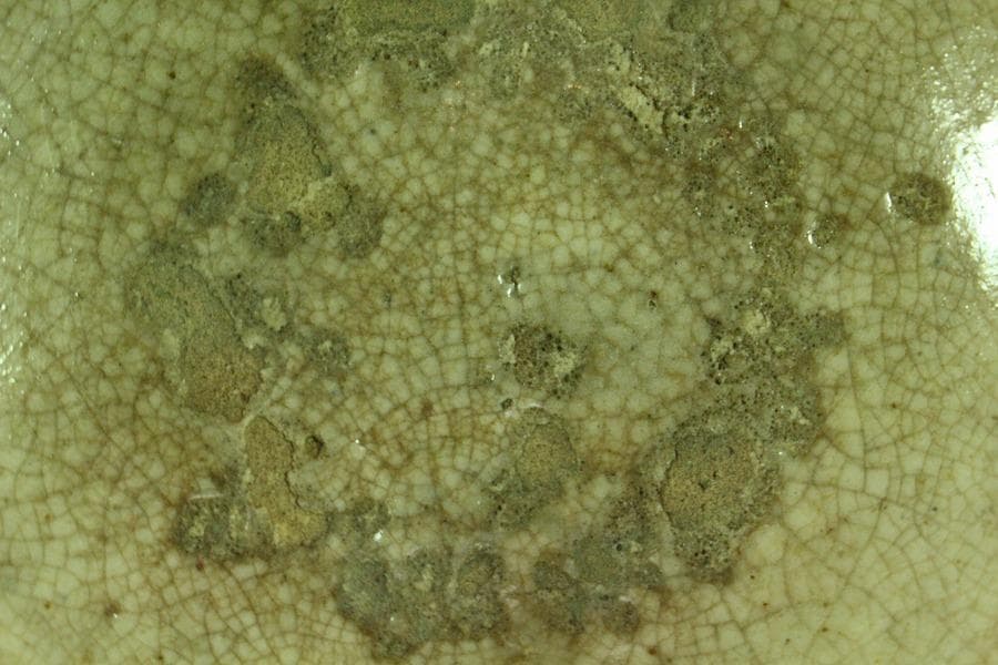 茶道具 古萩 茶碗 仕服 時代物(K-XA816)