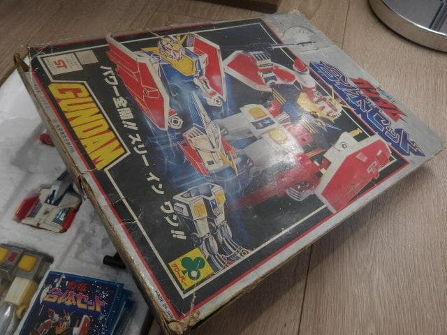 超合金　クローバーガンダム合体セット　説明書付　ポピー