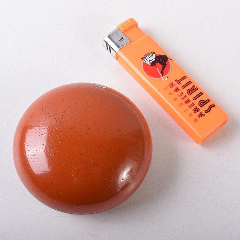 茶道具　田中重希作　朱塗　香合　共布共箱　V　8183