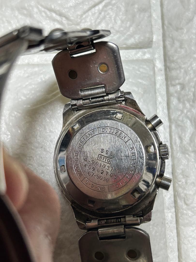 M*r様 CITIZEN シチズンチャレンジタイマークロノグラフ 割れあり