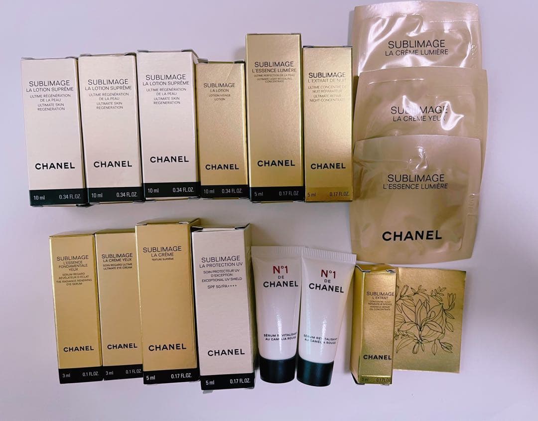 CHANEL サンプル サブリマージュ 16点