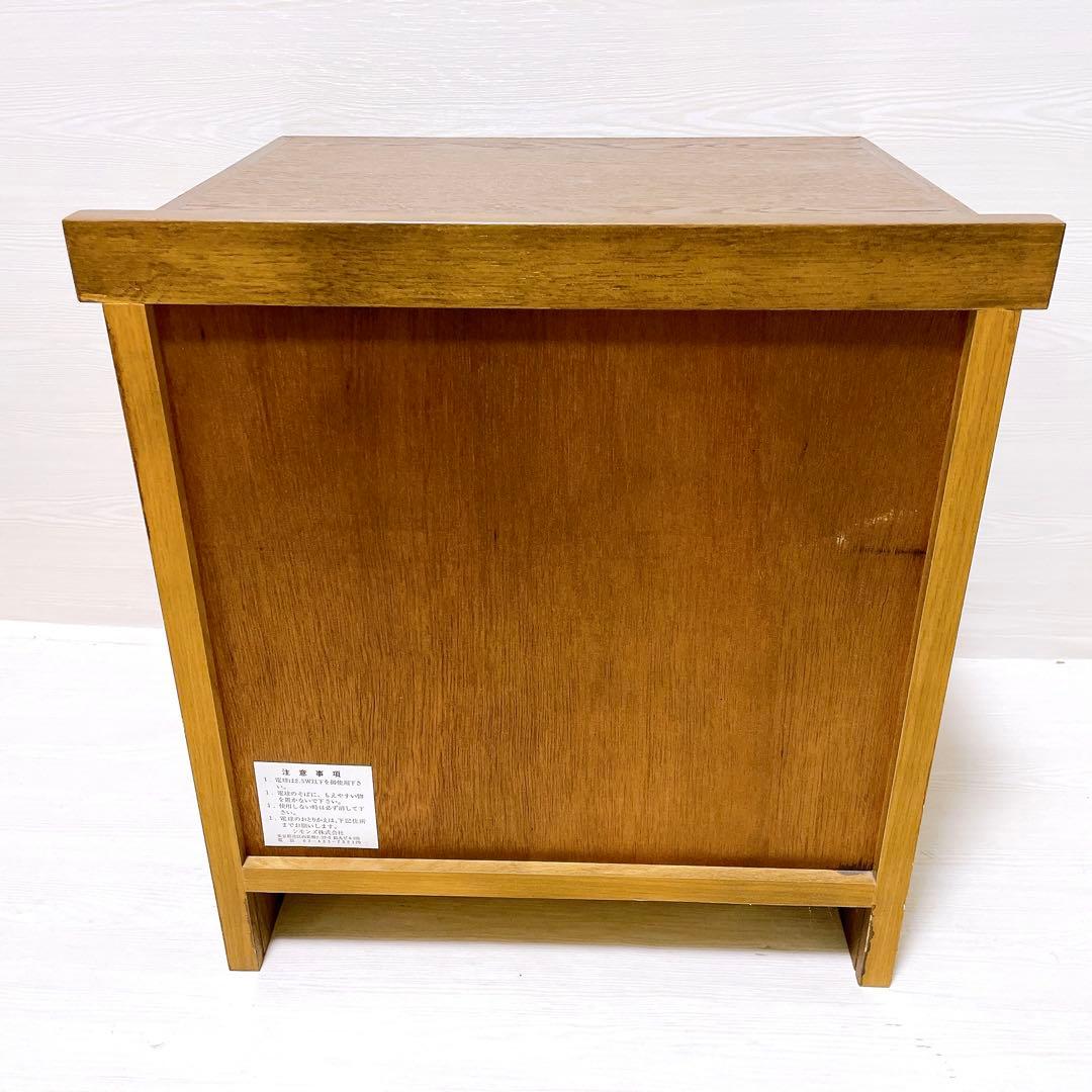 足元ライト付 Simmons シモンズ ナイトテーブル ベッドサイドテーブル