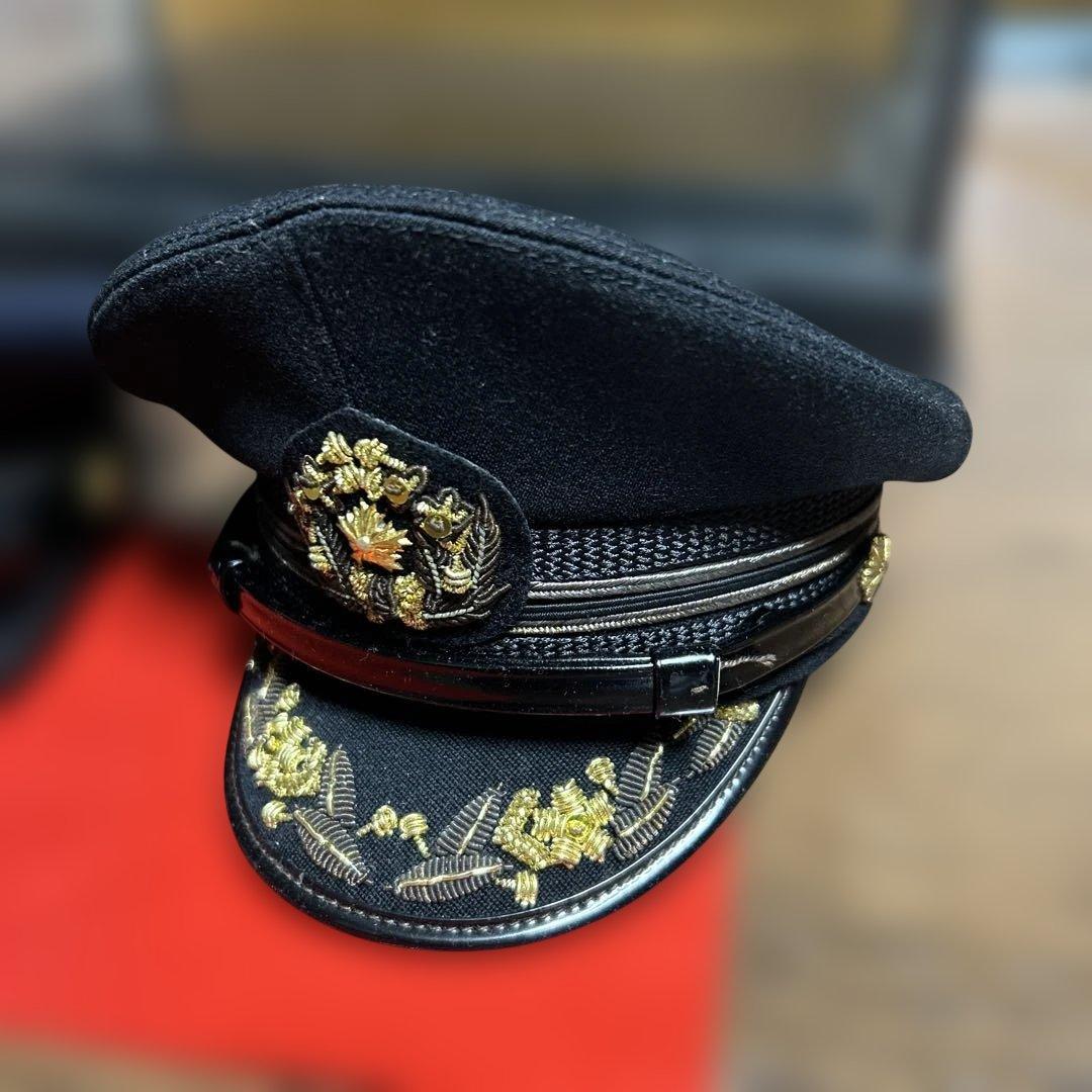 警察レプリカミニチュア帽子　鑑賞用