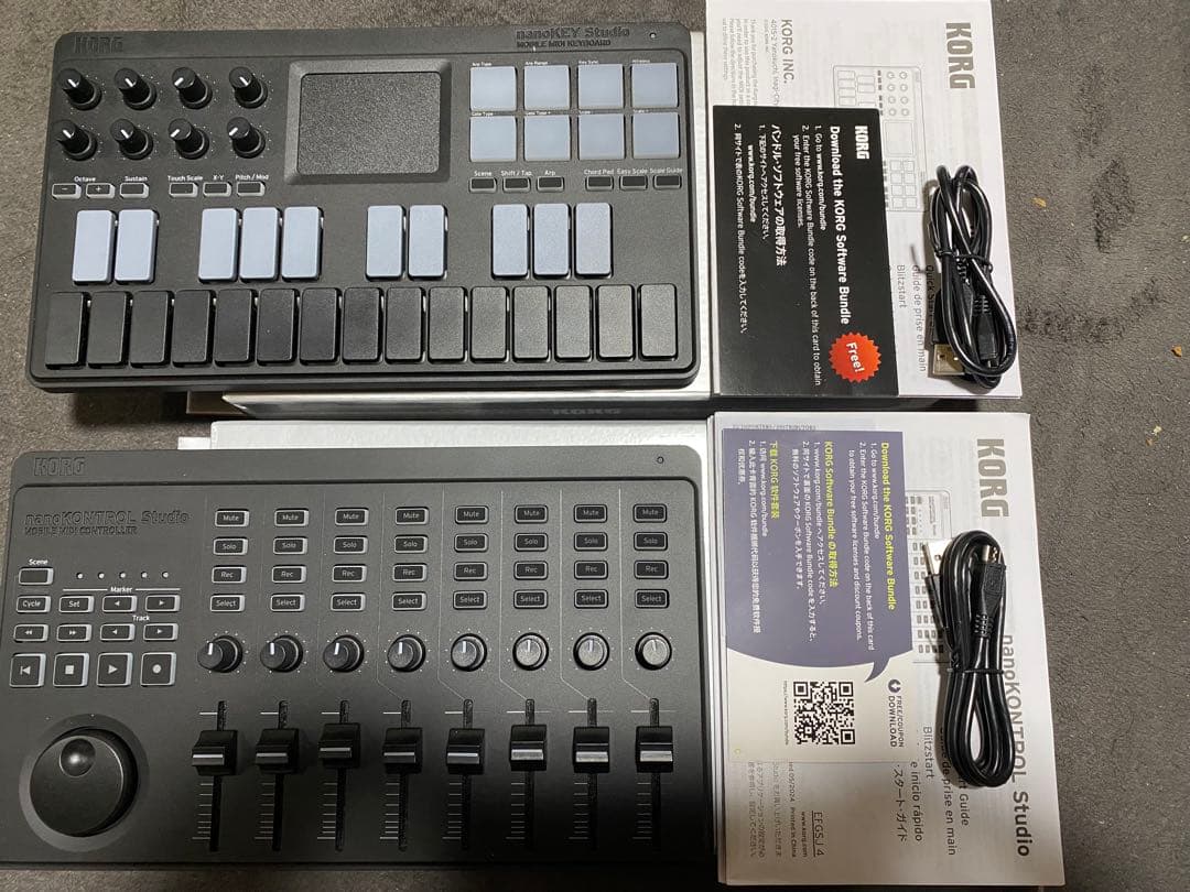 DTM・DAW KORG nanoKEY Studio & nanoKONTROL Studio