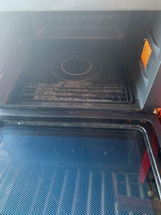 山善スチームオーブンレンジ 19年製 【中古/現状品/簡単な動作確認OK】