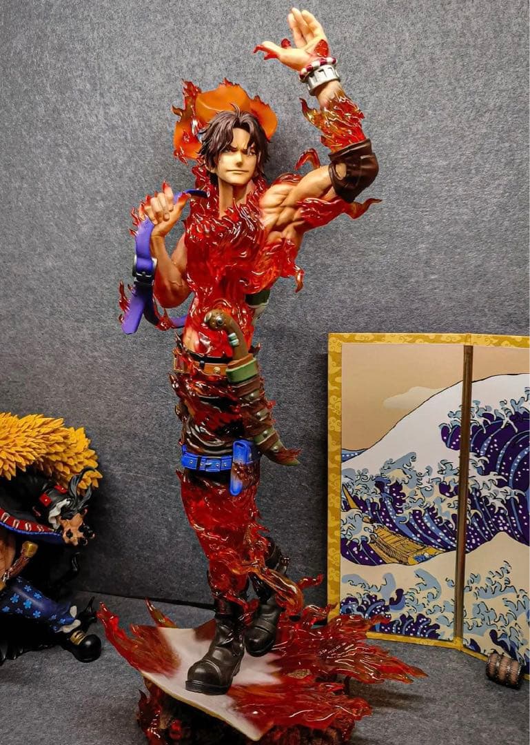 ワンピース 1/4 エース フィギュア ガレージキット