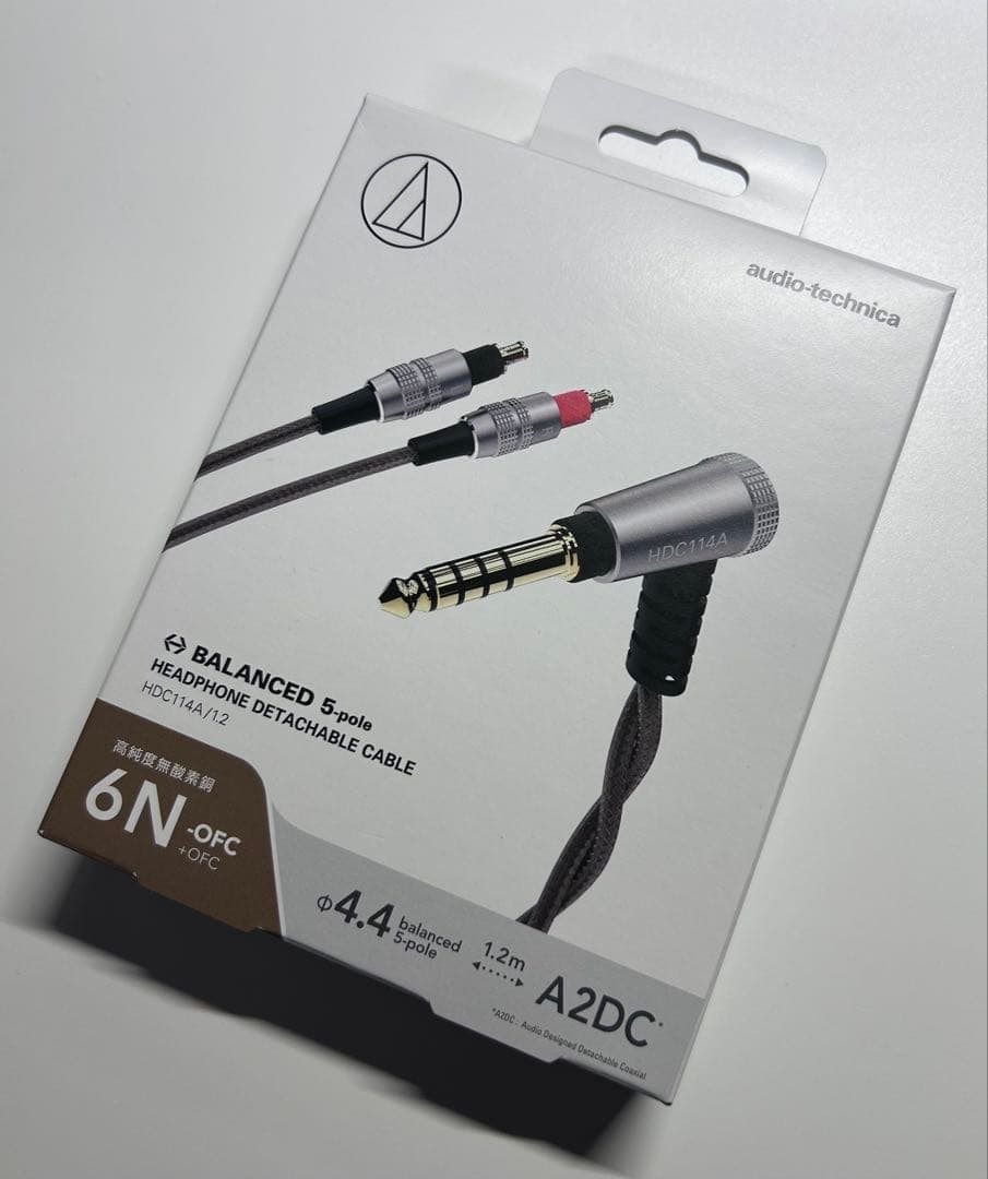 audio-technica ヘッドフォン用着脱ケーブル HDC114A/1.2